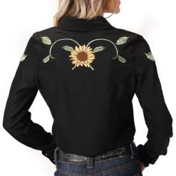 Roper Women's Retro Western Shirt 03-050-0040-0667 -Cowboy Store 03 050 0040 0667 LargeBackSQR