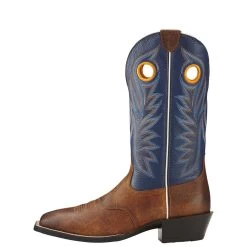 Ariat Men's Sport Outrider Pinecone/Federal Blue -Cowboy Store 10018692 side 49565