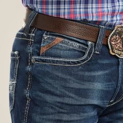 Ariat Men's M4 Low Rise Stretch Adkins Boot Cut Jean 9 Ariat Men's M4 Low Rise Stretch Adkins Boot Cut Jean -Cowboy Store 10021767 01 warm