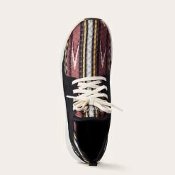 Ariat Women's Fuse Shoes-Burgundy Serape -Cowboy Store 10038348 toe warm