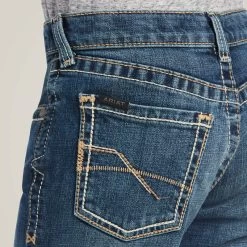 Ariat Boy's B5 Slim Wilson Stackable Straight Leg Jean 13 Ariat Boy's B5 Slim Wilson Stackable Straight Leg Jean -Cowboy Store 10040502 03 warm