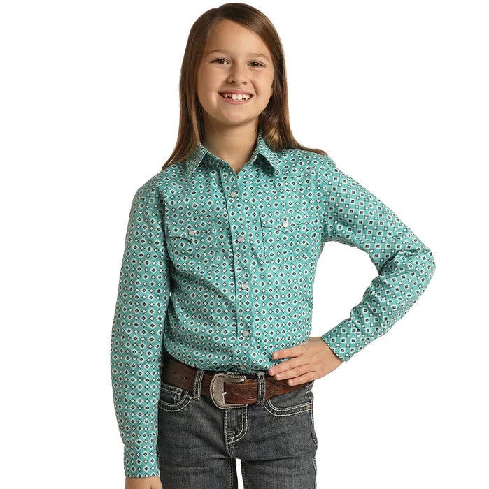 Panhandle Girls Rough Stock Snap Shirt 3 Panhandle Girls Rough Stock Snap Shirt