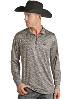 Men’s Panhandle LS Quarter Zip Pullover