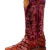 Womens Snake Skin Boulet Boot 6513