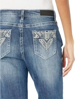 Rock And Roll Womens Denim Med Wash -Cowboy Store A1cIsSej3L. AC SR58.88 600x785 1