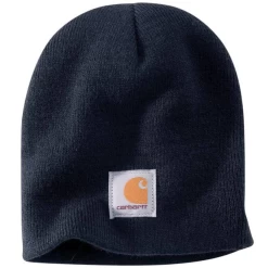 CARHARTT KNIT BEANIE - A205 8 CARHARTT KNIT BEANIE - A205 -Cowboy Store A205 NVY
