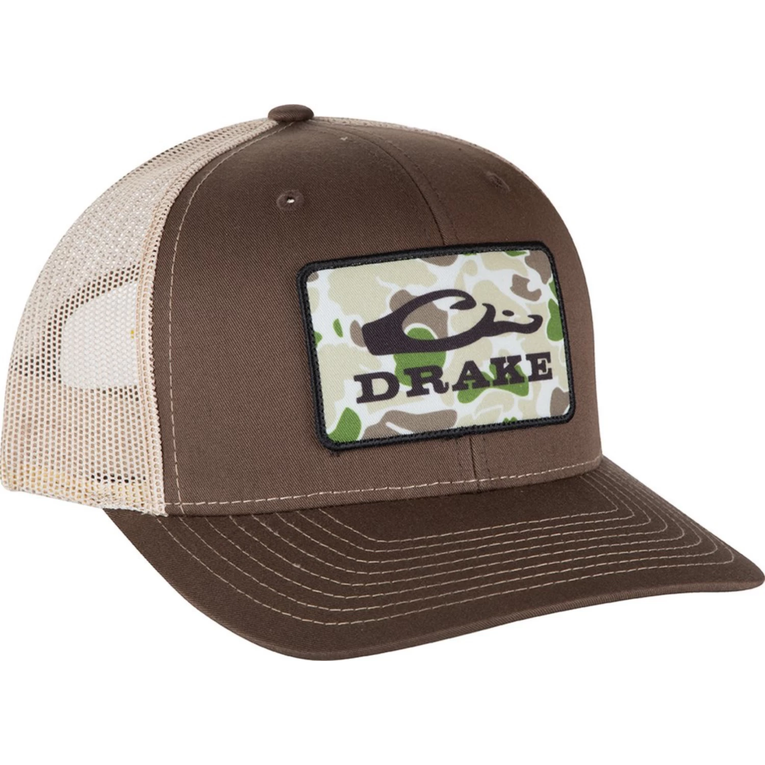 DRAKE OLD SCHOOL PATCH MESH BACK CAP - DH4000 3 DRAKE OLD SCHOOL PATCH MESH BACK CAP - DH4000