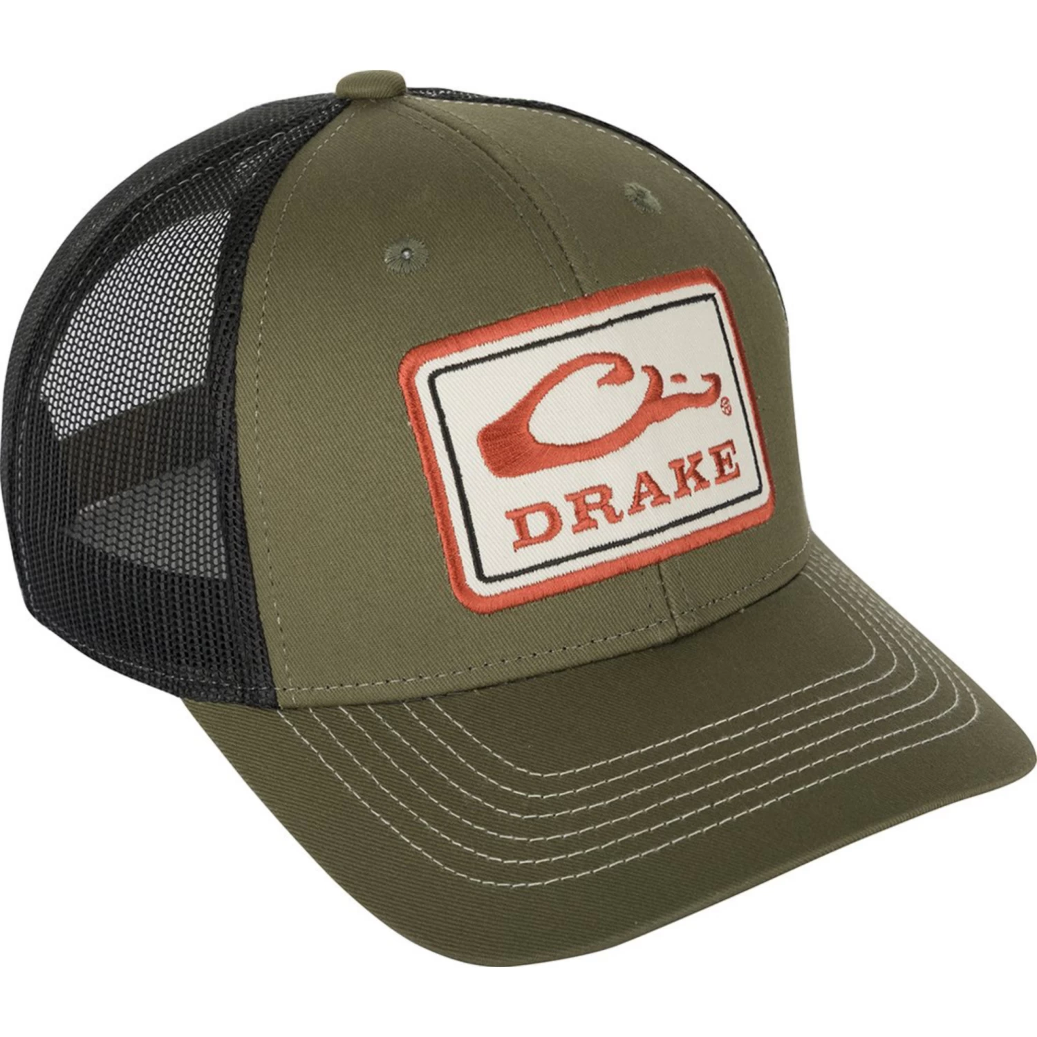 DRAKE SQUARE PATCH MESH BACK CAP - DH3060 4 DRAKE SQUARE PATCH MESH BACK CAP - DH3060 - Image 2
