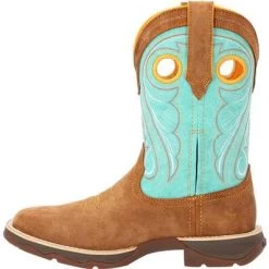 Durango Women's Dusty Brown & Sky Boot -Cowboy Store DRD0425 5 LARGE a0eb8a9a 61d0 4549 b375 331120e5bd33
