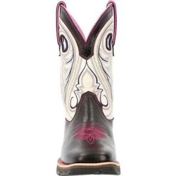 Durango Women's Raven Black & White Boot -Cowboy Store DRD0426 3 LARGE eb589a81 f0f3 493a 8c6f 1277d94c8a5d