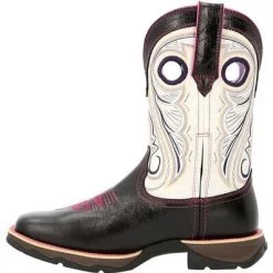 Durango Women's Raven Black & White Boot -Cowboy Store DRD0426 5 LARGE 3ac44414 5397 4504 b1bf 04b1b3878b61