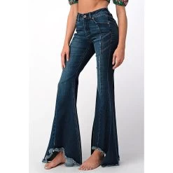 Grace In LA Women's Flare Jeans