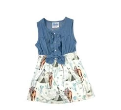 Shea Baby - Baby/Toddler Denim & Teepee Dress