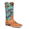 Corral Womens Circle G Honey & Turquoise Boot -Cowboy Store L5910
