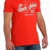 Cinch Men's "Lead, Don't Follow" Red T-Shirt