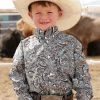 Cinch Boy's Long Sleeve Paisley Print Shirt 2 Cinch Boy's Long Sleeve Paisley Print Shirt -Cowboy Store MTW7060309