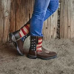 Durango Lady Rebel Patriotic Pull-On Western Boot -Cowboy Store RD4414 lifestyle LARGE d8b45573 11b9 4b30 98b7 ac243286a9ae