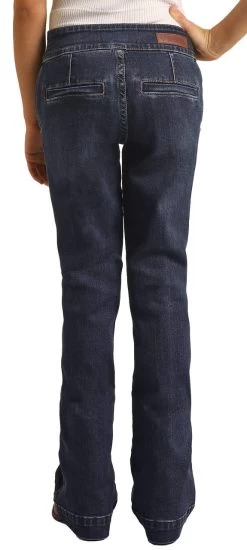 Rock & Roll Girl's Sailor Buttons Trouser Jean 7 Rock & Roll Girl's Sailor Buttons Trouser Jean -Cowboy Store RRGD5MRZSW BZ 27260