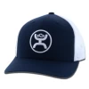 HOOEY O CLASSIC NAVY & WHITE BALL CAP- 1005T