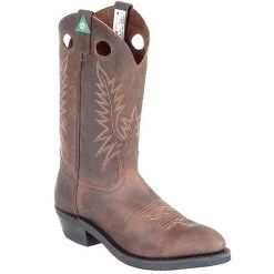 Canada West Men's Boots 13" Work Western Unlined Steel Toe Boots 5291