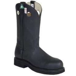 Canada West Men's Work Western Pull-On Steel Toe Boots 5251