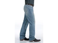 Cinch Men's White Label Jeans-Light Stone -Cowboy Store cinch mb92834041 white label relaxed mid rise stra 1
