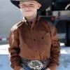 Cinch Boys Copper Long Sleeve Shirt -Cowboy Store cinch 360x 630f1032 413d 4c75 bb45 f0e316e75c91