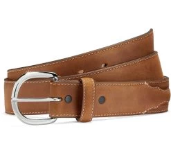 Men's Justin Classic Western Brown Belt
