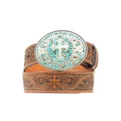 N4430802 Kids Nocona Tooled Belt