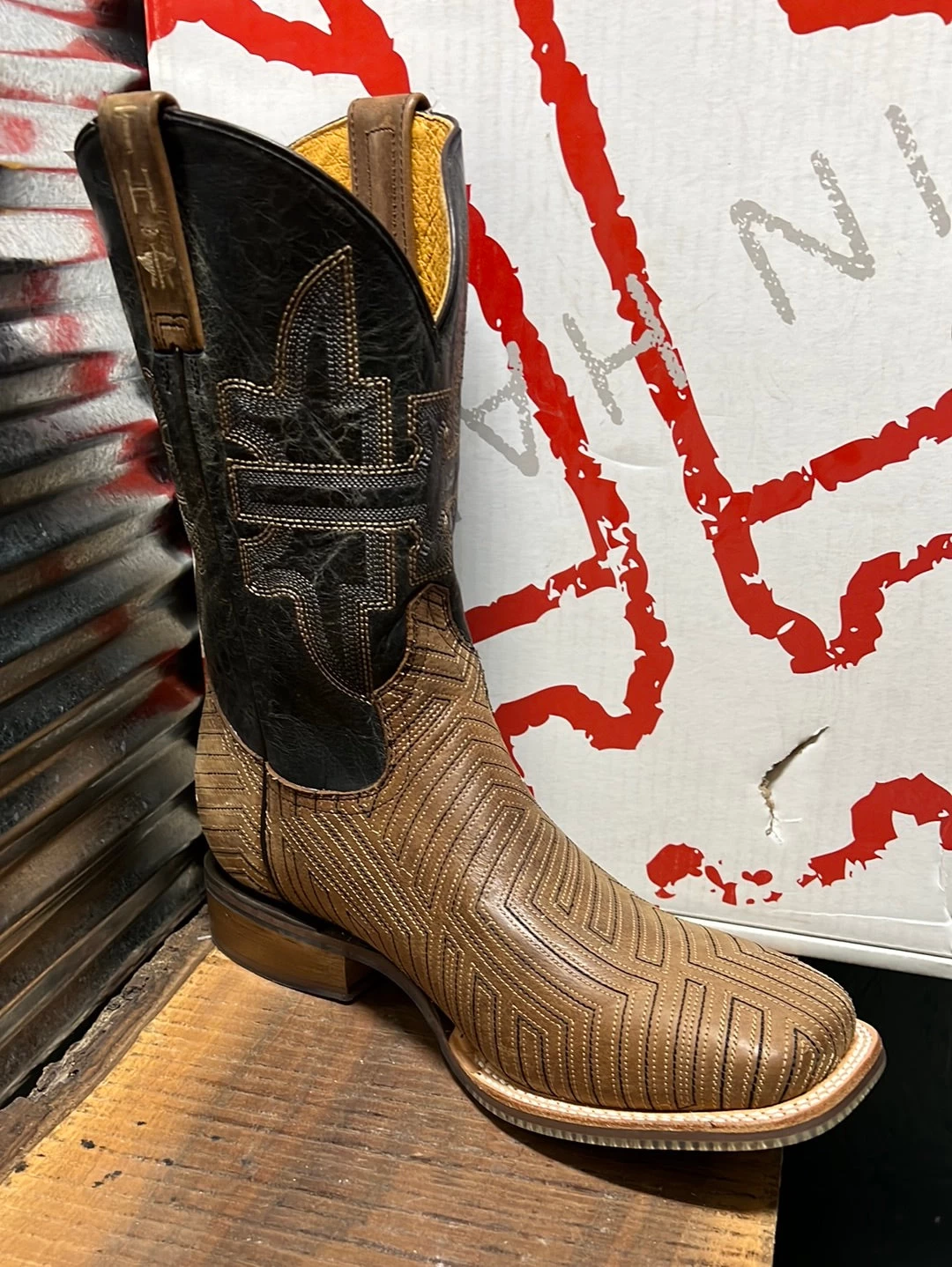 Mens Tin Haul “Rowdy” American Rodeo Sole Boot 3 Mens Tin Haul “Rowdy” American Rodeo Sole Boot