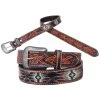 Mens Circle Y Beaded Belt 2009-BT