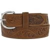 Justin Western Scroll Tooled Leather Belt 1 Justin Western Scroll Tooled Leather Belt -Cowboy Store image 97d8c2ae ecce 4c8f b677 51d30d2d4b81