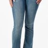 Grace In LA Women's Steer Head Jeans EBS616