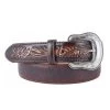 Justin Men's Brown Montana Belt