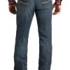 Cinch Men's Slim Fit Dark Stone Wash Ian Jeans