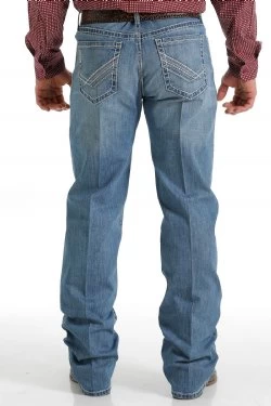 Cinch Men's Relaxed Fit Medium Stonewash Grant Jeans 4 Cinch Men's Relaxed Fit Medium Stonewash Grant Jeans - Image 2