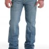 Cinch Men's Relaxed Fit Medium Stonewash Grant Jeans