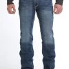 Cinch Men's Slim Fit Medium Stonewash Ian Jeans