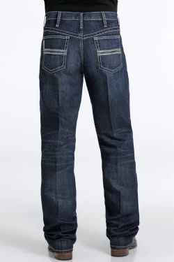 Cinch Men's White Label Jeans-Dark Stonewash 5 Cinch Men's White Label Jeans-Dark Stonewash - Image 3