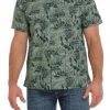 Cinch Men's Green Caution Cactus Short Sleeve Camp Shirt -Cowboy Store mtw1401026 1 829 general