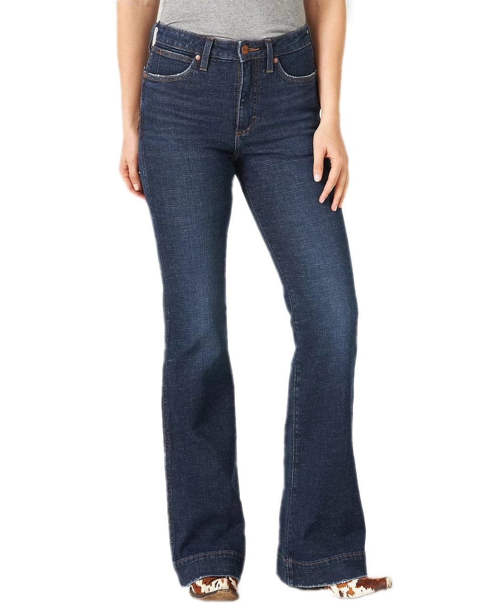 Wrangler Women's Retro Green High Rise Trouser-Faithlyn 4 Wrangler Women's Retro Green High Rise Trouser-Faithlyn - Image 2