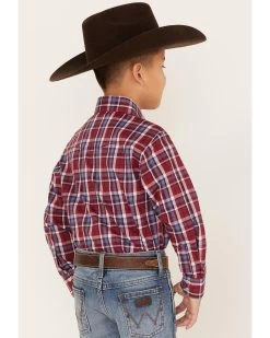 Wrangler Boy's LS Plaid Shirt -Cowboy Store s l1600 2 5f9f2d13 9831 4b1d 83d6 eee92e65a476
